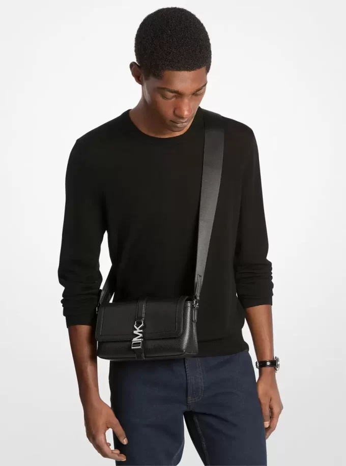 Bolso bandolera pequeño Cyrus de piel granulada Bolso bandolera pequeño Cyrus de piel granulada