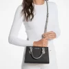 Bolso bandolera pequeño Marilyn de piel saffiano con bloques de color Bolso bandolera pequeño Marilyn de piel saffiano con bloques de color