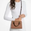 Bolso bandolera pequeño Marilyn de piel saffiano con bloques de color Bolso bandolera pequeño Marilyn de piel saffiano con bloques de color