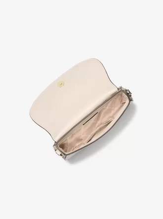 Bolso bandolera pequeño Mila con relieve de serpiente
