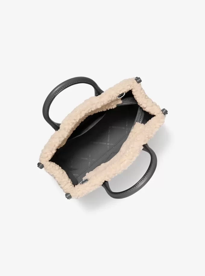 Bolso bandolera pequeño Mirella de piel sintética de oveja Bolso bandolera pequeño Mirella de piel sintética de oveja