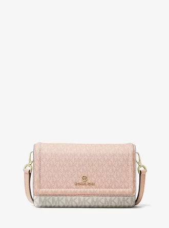 Bolso bandolera pequeño para smartphone con logotipo bicolor Jet Set