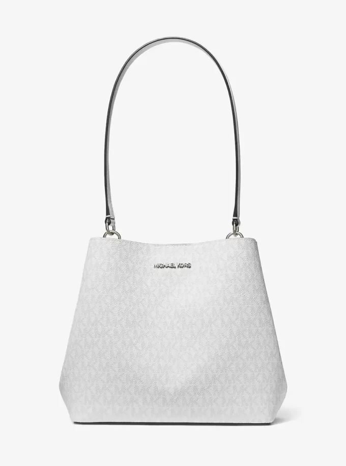 Bolso bandolera Pratt mediano con el logo de la firma Bolso bandolera Pratt mediano con el logo de la firma