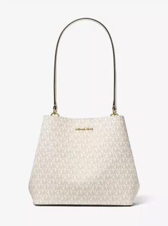 Bolso bandolera Pratt mediano con el logo de la firma