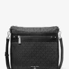 Bolso bandolera tejido con estampado de logotipo grande Jet Set Bolso bandolera tejido con estampado de logotipo grande Jet Set
