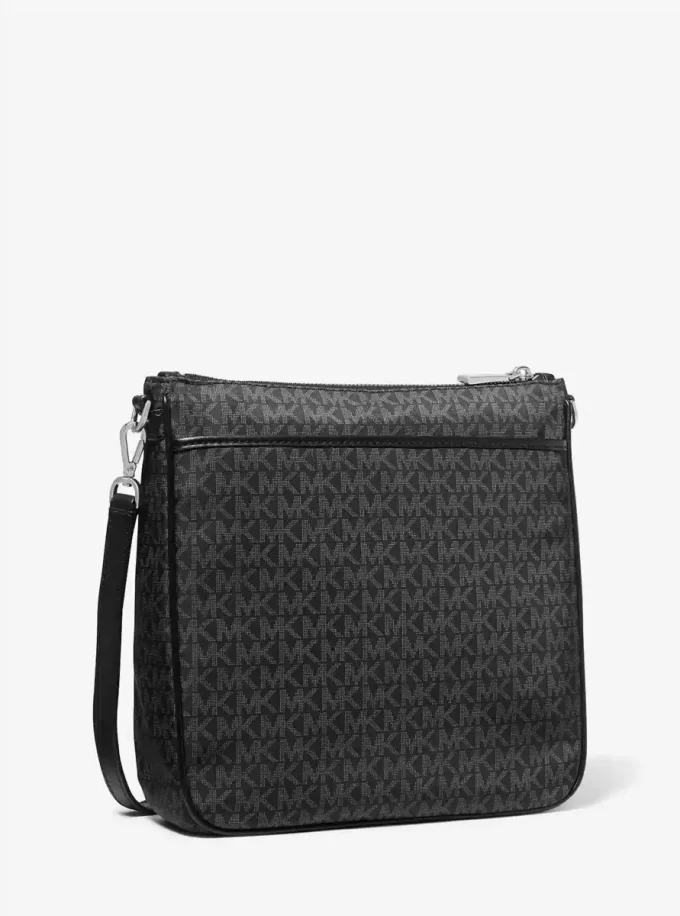 Bolso bandolera tejido con estampado de logotipo grande Jet Set Bolso bandolera tejido con estampado de logotipo grande Jet Set