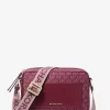 Bolso bandolera tejido con estampado del logotipo de Jet Set Bolso bandolera tejido con estampado del logotipo de Jet Set