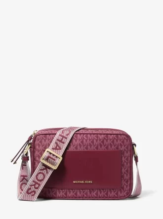 Bolso bandolera tejido con estampado del logotipo de Jet Set