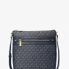 Bolso bandolera tejido con estampado del logotipo de Jet Set Bolso bandolera tejido con estampado del logotipo de Jet Set