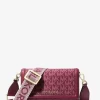Bolso bandolera tejido para smartphone con estampado del logotipo pequeño Jet Set Bolso bandolera tejido para smartphone con estampado del logotipo pequeño Jet Set