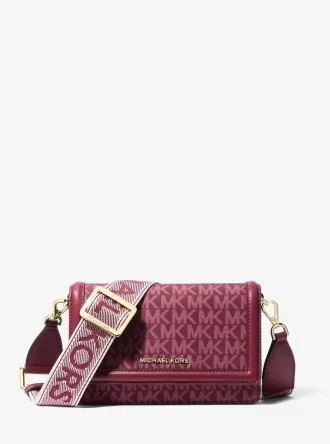 Bolso bandolera tejido para smartphone con estampado del logotipo pequeño Jet Set