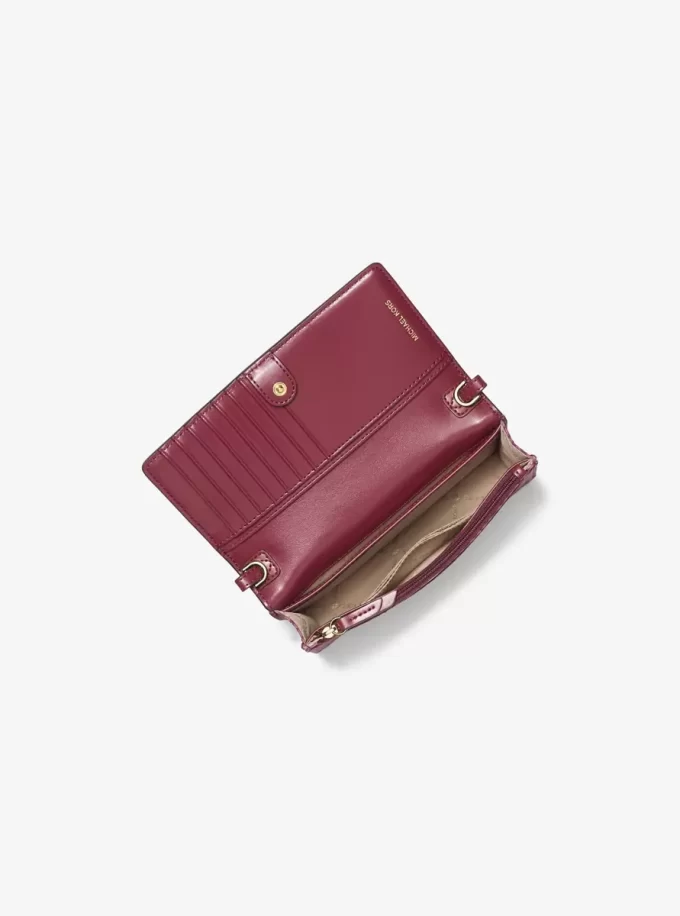 Bolso bandolera tejido para smartphone con estampado del logotipo pequeño Jet Set Bolso bandolera tejido para smartphone con estampado del logotipo pequeño Jet Set