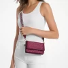 Bolso bandolera tejido para smartphone con estampado del logotipo pequeño Jet Set Bolso bandolera tejido para smartphone con estampado del logotipo pequeño Jet Set