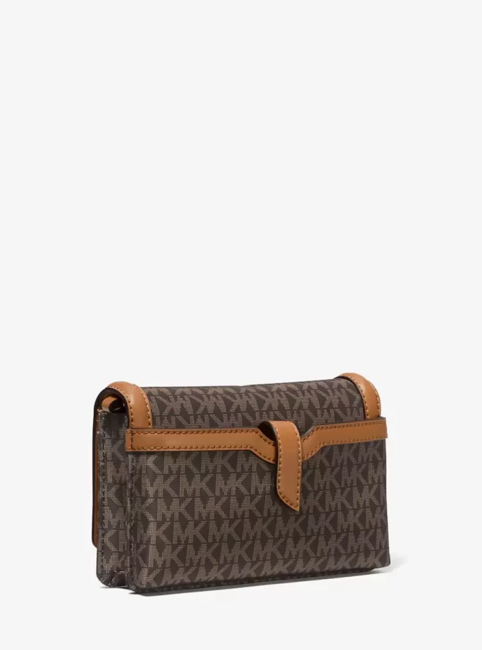 Bolso bandolera tejido para smartphone con estampado del logotipo pequeño Jet Set Bolso bandolera tejido para smartphone con estampado del logotipo pequeño Jet Set