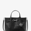Bolso Carson mediano con relieve de cocodrilo Bolso Carson mediano con relieve de cocodrilo