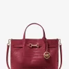 Bolso Carson mediano con relieve de cocodrilo Bolso Carson mediano con relieve de cocodrilo