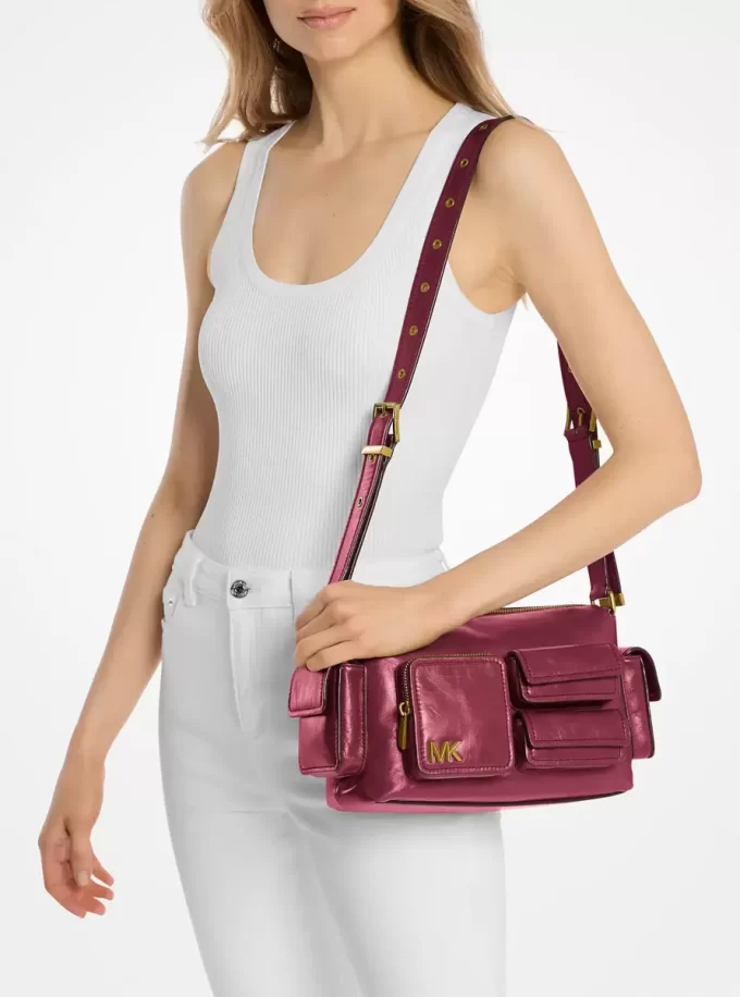 Bolso de hombro Dakota mediano de piel Bolso de hombro Dakota mediano de piel