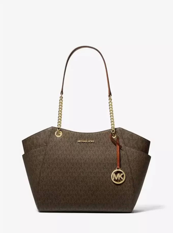 Bolso de hombro grande con logotipo de Jet Set