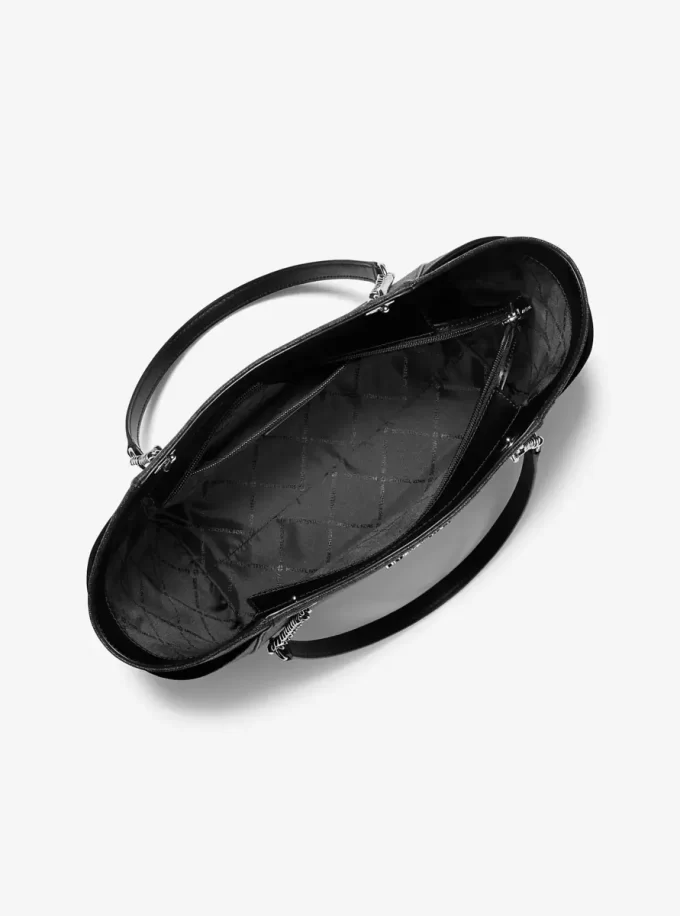 Bolso de hombro grande con logotipo de Jet Set Bolso de hombro grande con logotipo de Jet Set