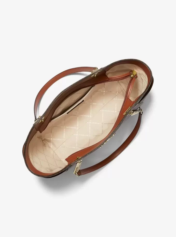 Bolso de hombro grande con logotipo de Jet Set