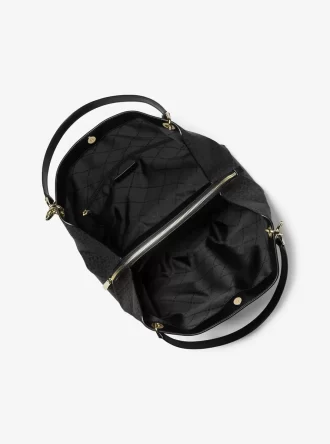 Bolso de hombro grande con logotipo de la firma Christina