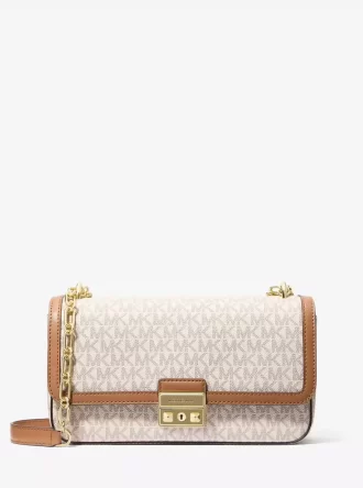 Bolso de hombro grande con logotipo de la firma Tribeca