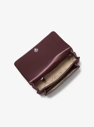 Bolso de hombro grande de ante Claire