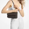 Bolso de hombro grande de ante Claire