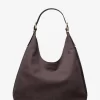 Bolso de hombro grande de nobuk Nolita