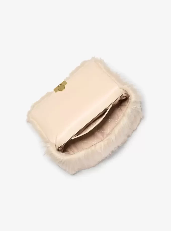 Bolso de hombro grande de piel sintética Tribeca