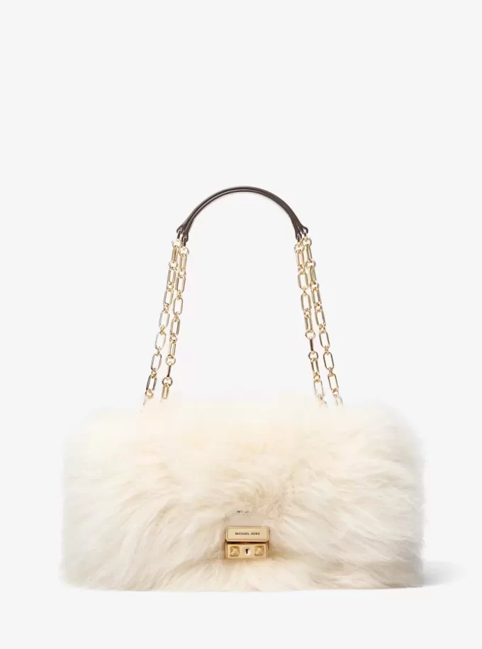 Bolso de hombro grande de piel sintética Tribeca