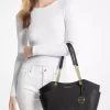 Bolso de hombro grande Jet Set de piel saffiano