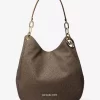 Bolso de hombro grande Lillie con logotipo de la firma