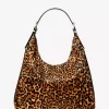 Bolso de hombro grande Nolita de pelo de becerro con estampado de leopardo Bolso de hombro grande Nolita de pelo de becerro con estampado de leopardo