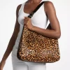 Bolso de hombro grande Nolita de pelo de becerro con estampado de leopardo Bolso de hombro grande Nolita de pelo de becerro con estampado de leopardo
