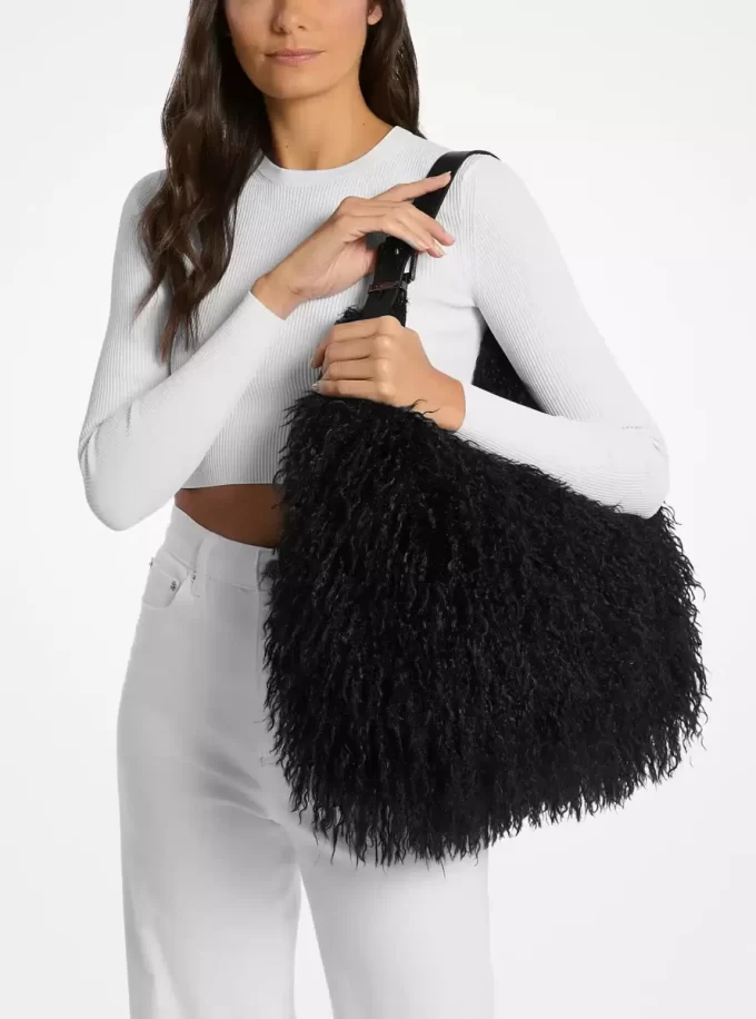 Bolso de hombro grande Nolita de piel sintética tipo hobo