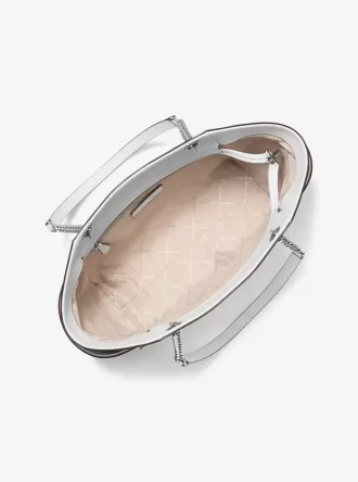 Bolso de hombro grande Saffiano Jet Set