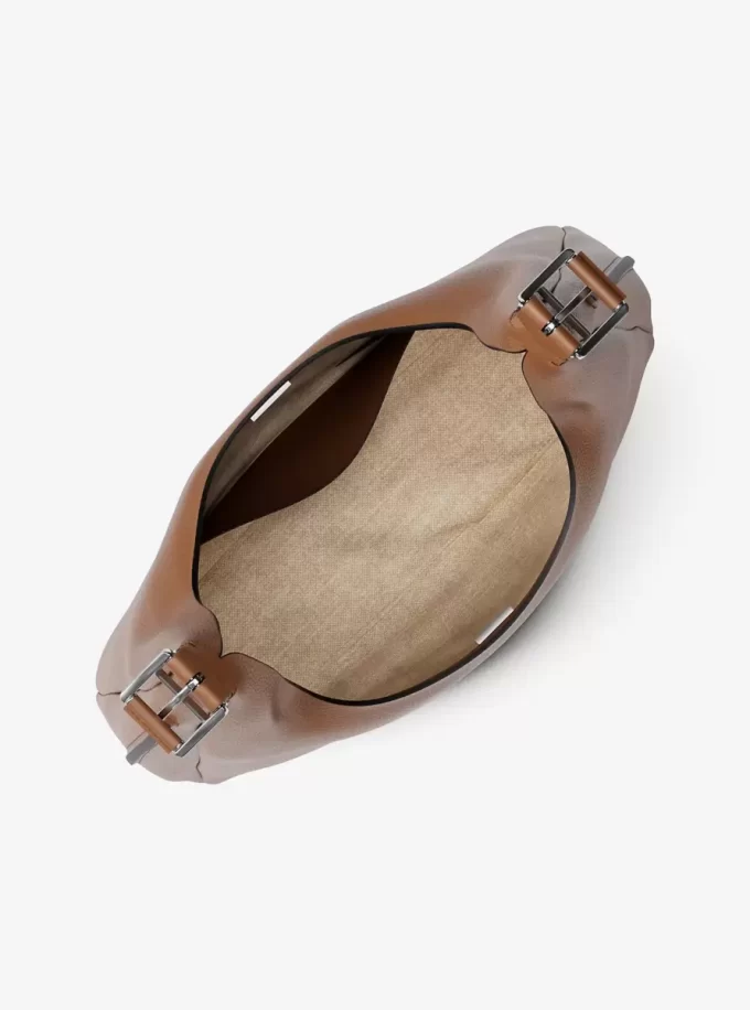 Bolso de hombro grande tipo hobo de piel granulada de Nolita Bolso de hombro grande tipo hobo de piel granulada de Nolita