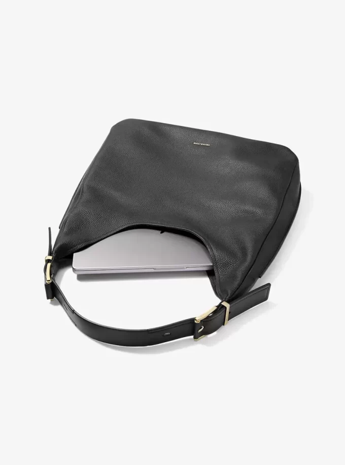 Bolso de hombro grande tipo hobo de piel granulada de Nolita Bolso de hombro grande tipo hobo de piel granulada de Nolita