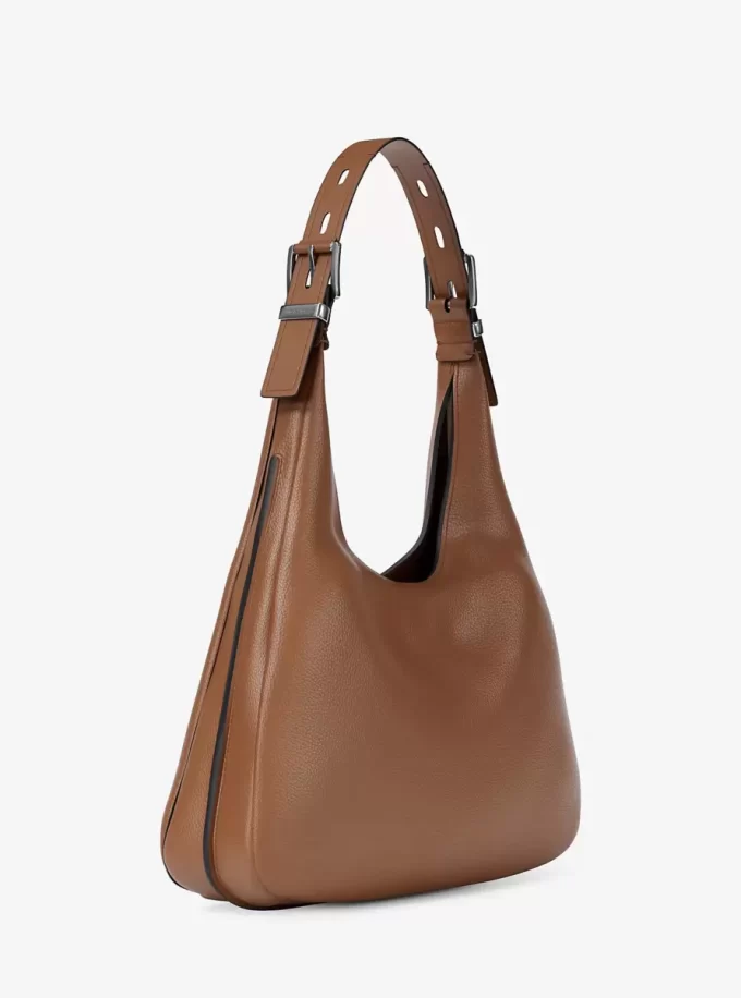 Bolso de hombro grande tipo hobo de piel granulada de Nolita Bolso de hombro grande tipo hobo de piel granulada de Nolita