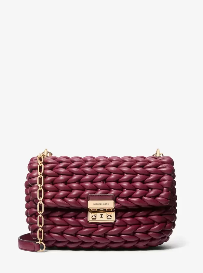 Bolso de hombro grande trenzado a mano Tribeca Bolso de hombro grande trenzado a mano Tribeca