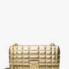 Bolso de hombro grande Tribeca de piel acolchada metalizada Bolso de hombro grande Tribeca de piel acolchada metalizada