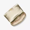 Bolso de hombro grande Tribeca de piel acolchada metalizada Bolso de hombro grande Tribeca de piel acolchada metalizada