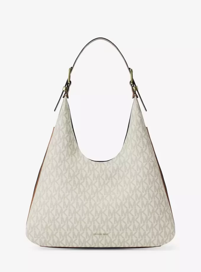 Bolso de hombro hobo grande con logotipo de la firma Nolita Bolso de hombro hobo grande con logotipo de la firma Nolita