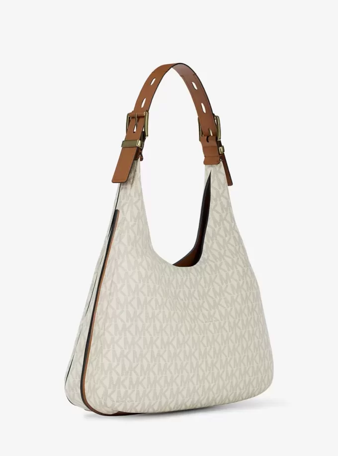 Bolso de hombro hobo grande con logotipo de la firma Nolita Bolso de hombro hobo grande con logotipo de la firma Nolita