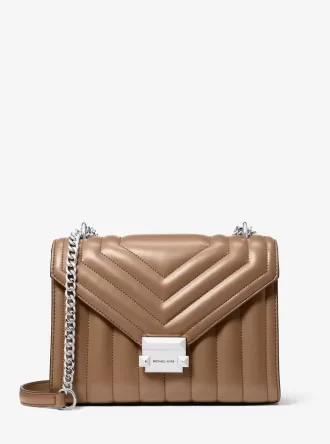 Bolso de hombro mediano acolchado Whitney