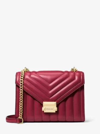 Bolso de hombro mediano acolchado Whitney