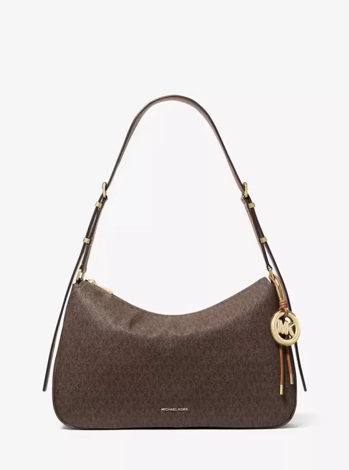 Bolso de hombro mediano con logotipo de la firma Nolita Bolso de hombro mediano con logotipo de la firma Nolita