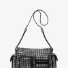 Bolso de hombro mediano Dakota de ante con tachuelas Bolso de hombro mediano Dakota de ante con tachuelas