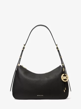 Bolso de hombro mediano de piel granulada Nolita Bolso de hombro mediano de piel granulada Nolita